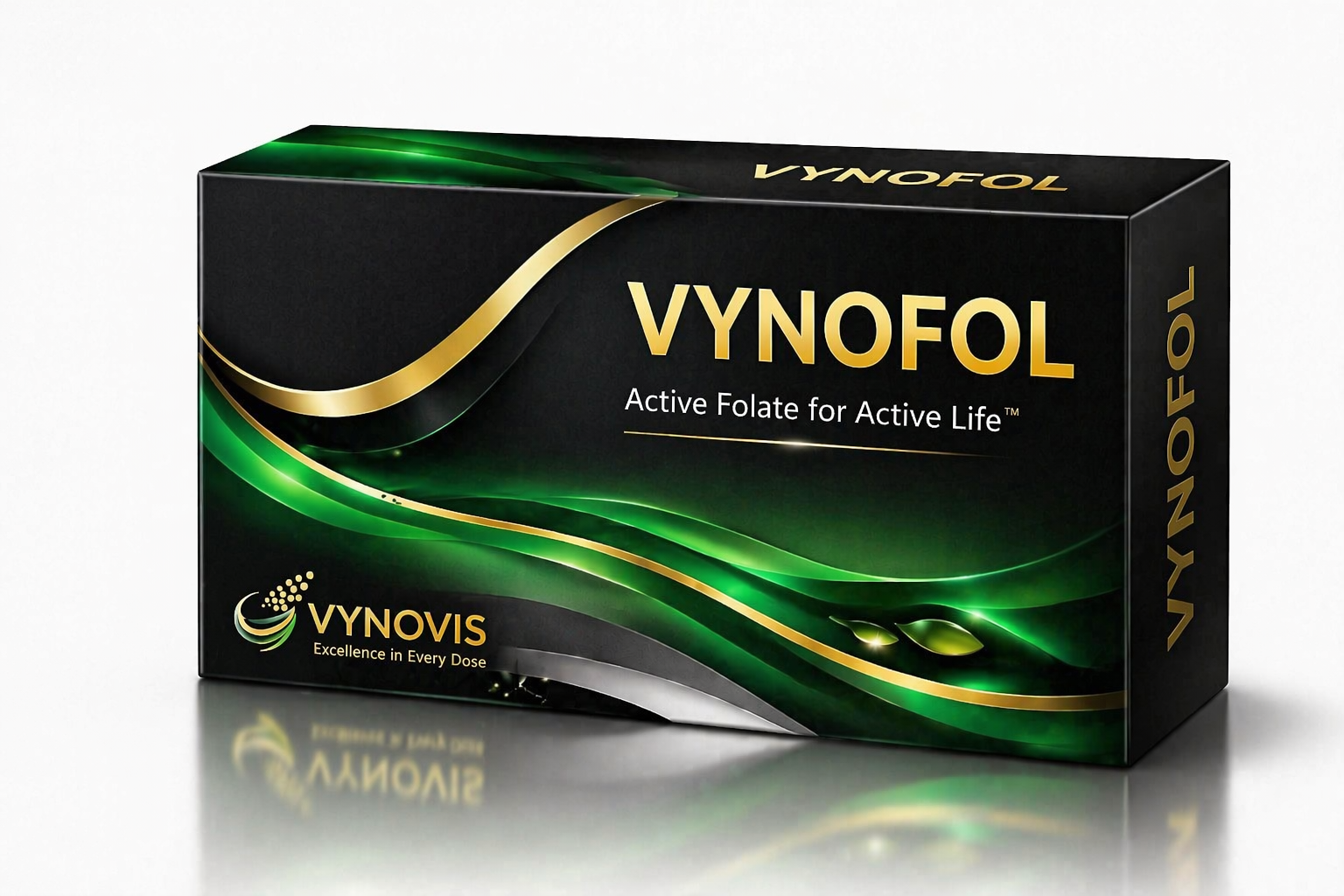 VYNOFOL supplement bottle